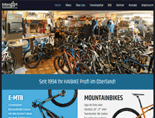 Tablet Screenshot of bikesport-schindler.de